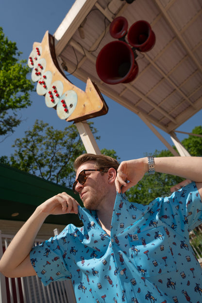 Opry Last Call Cowboy Button Down Shirt - S/S