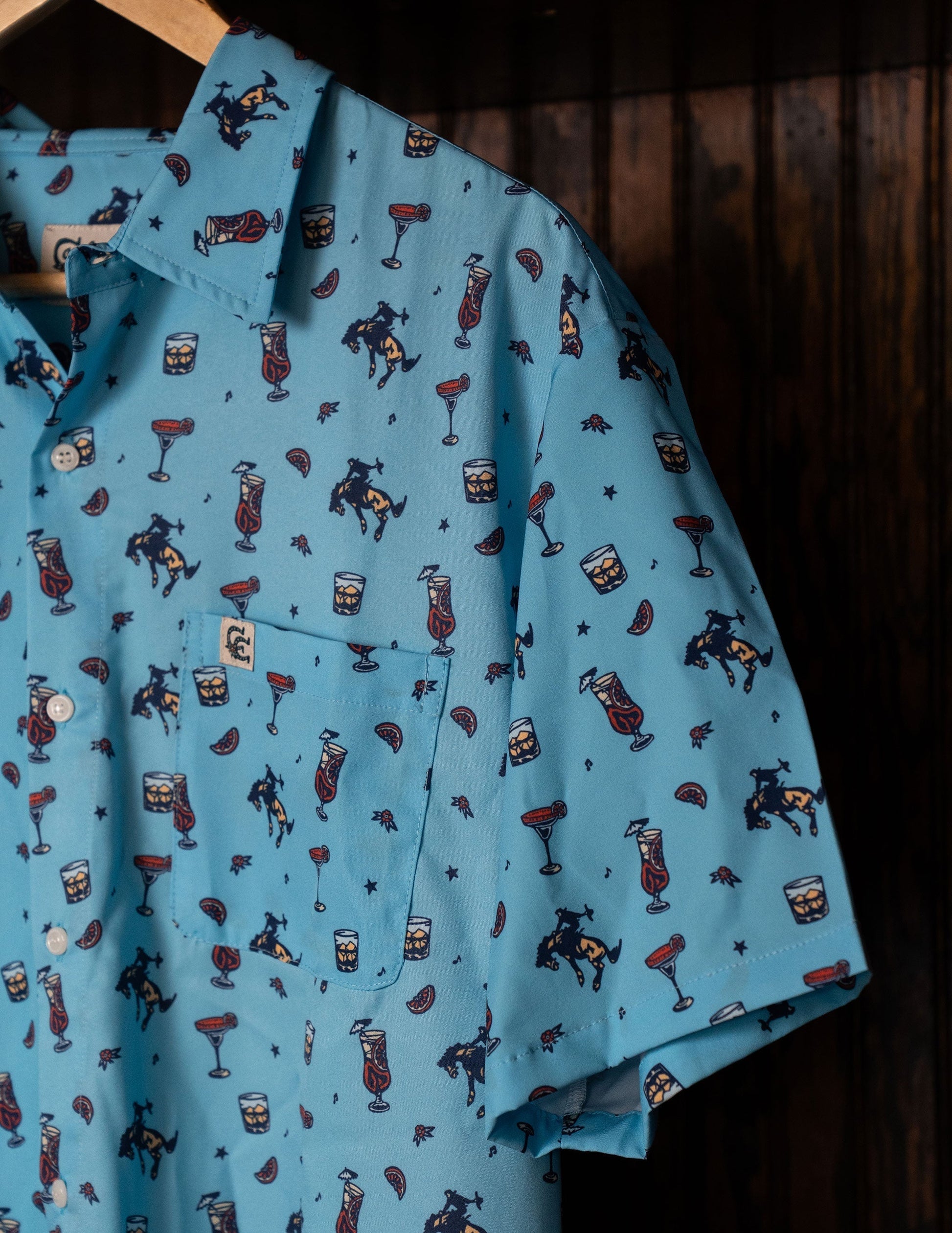 Opry Last Call Cowboy Button Down Shirt - S/S