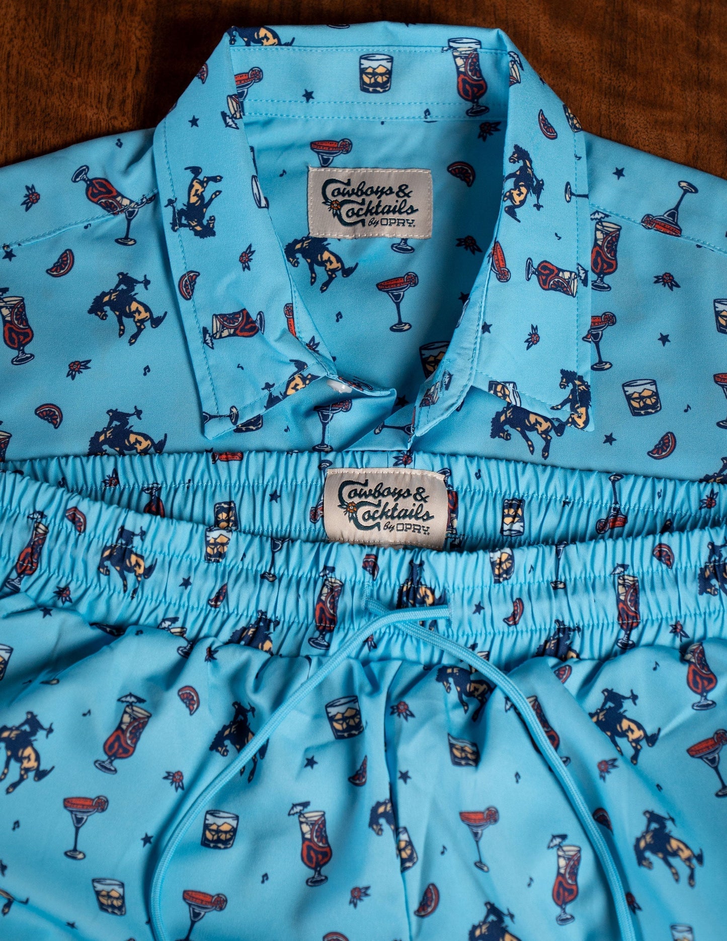 Opry Last Call Cowboy Button Down Shirt - S/S