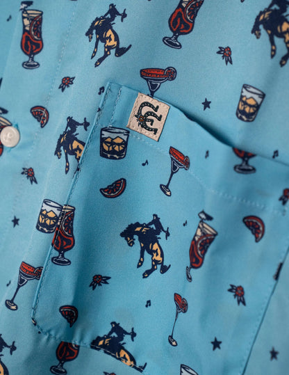 Opry Last Call Cowboy Button Down Shirt - S/S