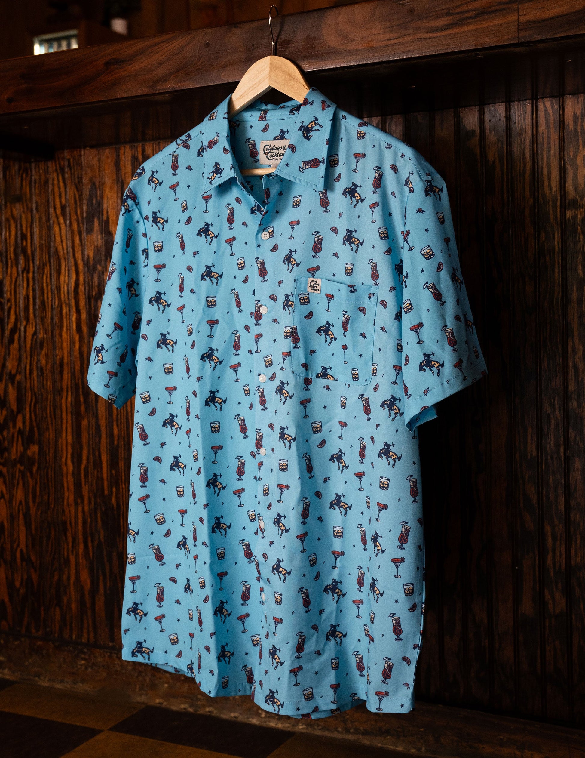 Opry Last Call Cowboy Button Down Shirt - S/S