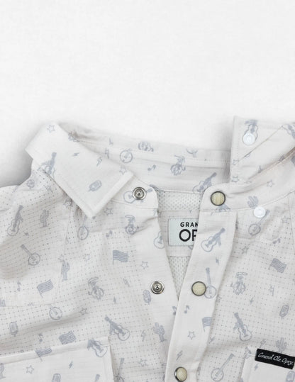 Opry Long Haul Pearl Snap Button Up Shirt - BUTTON FRONT