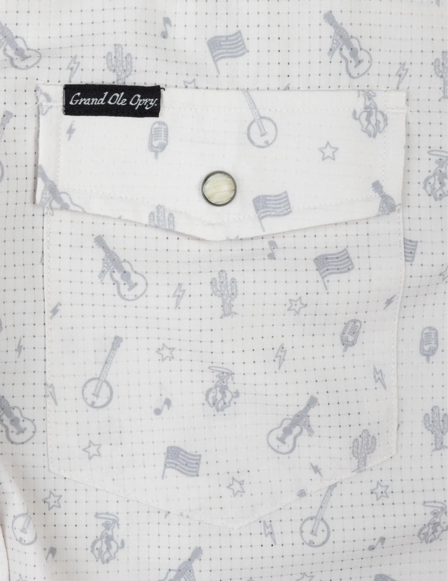 Opry Long Haul Pearl Snap Button Up Shirt - BUTTON FRONT