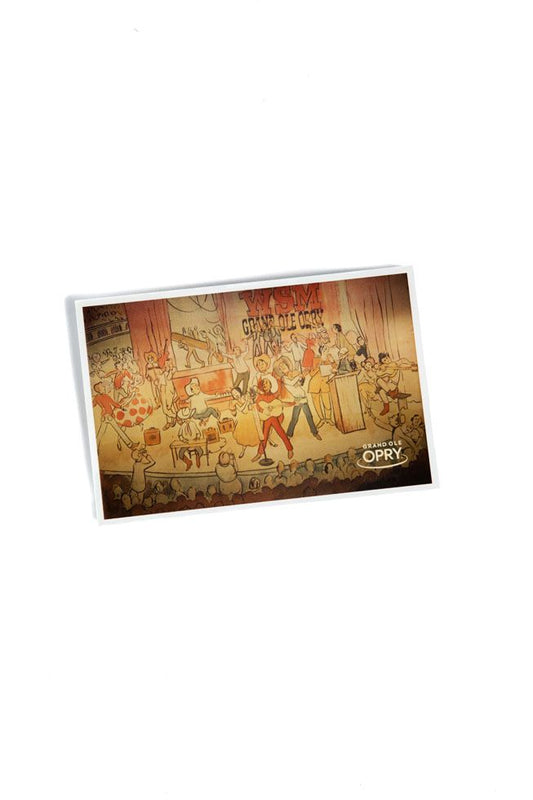 Opry Mural Postcard - SOUVENIRS