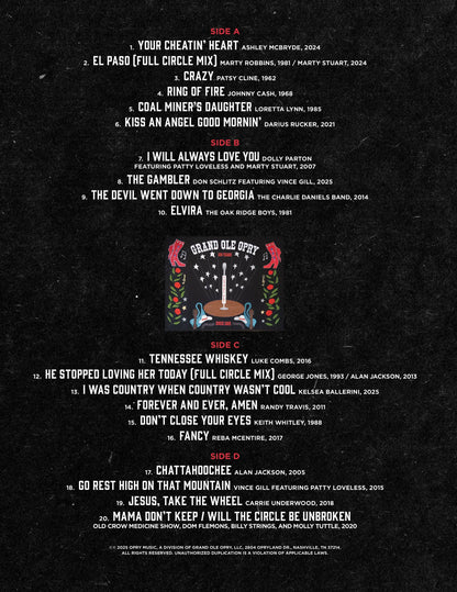Opry 100: Country’s Greatest Songs CD - CDS
