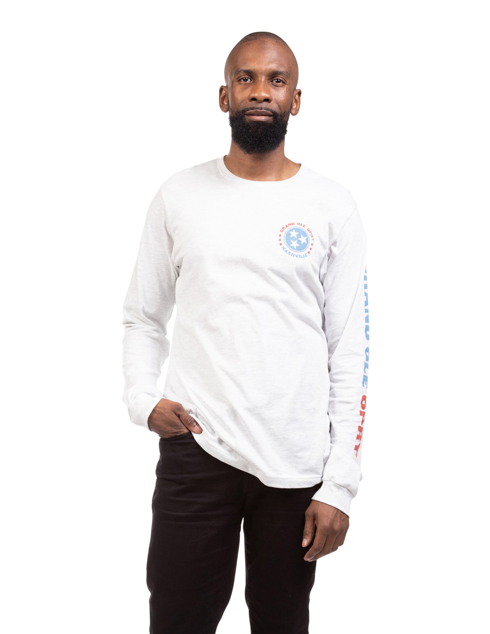 Opry Music City Flag Graphic T-Shirt - L/S