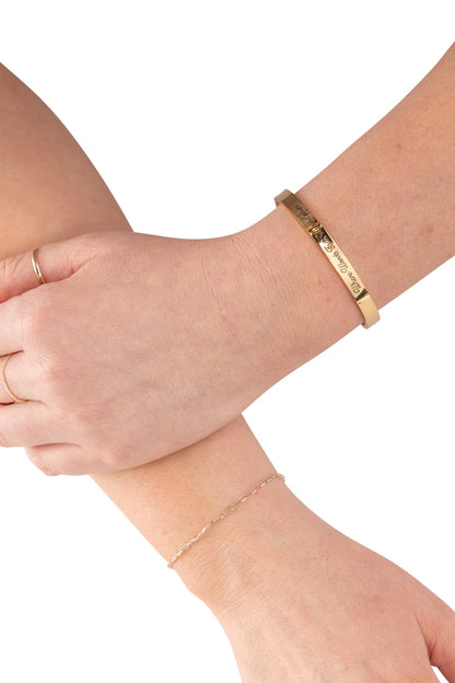 Opry Music Speaks Gold Cuff Bracelet - JEWELRY