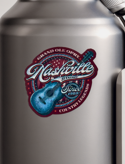 Opry Nashville Guitar Decal - SOUVENIRS