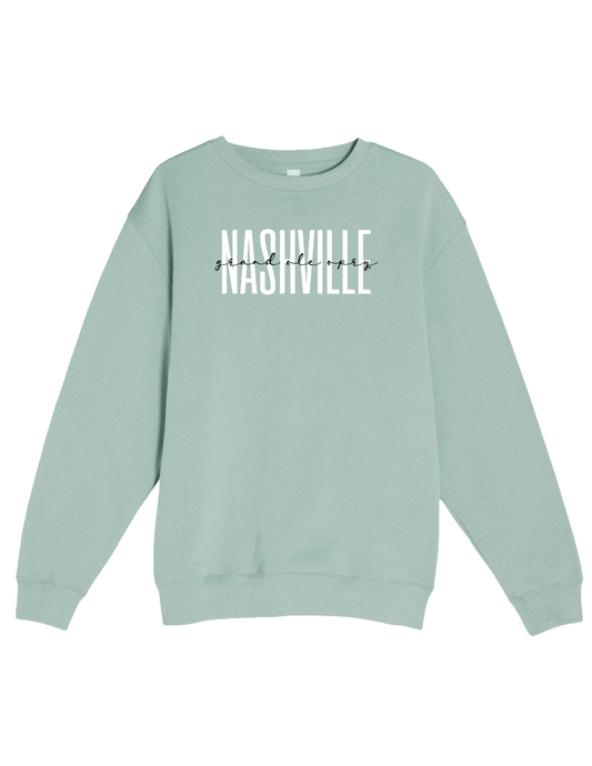 Opry Nashville Souvenir Crew - FLEECE