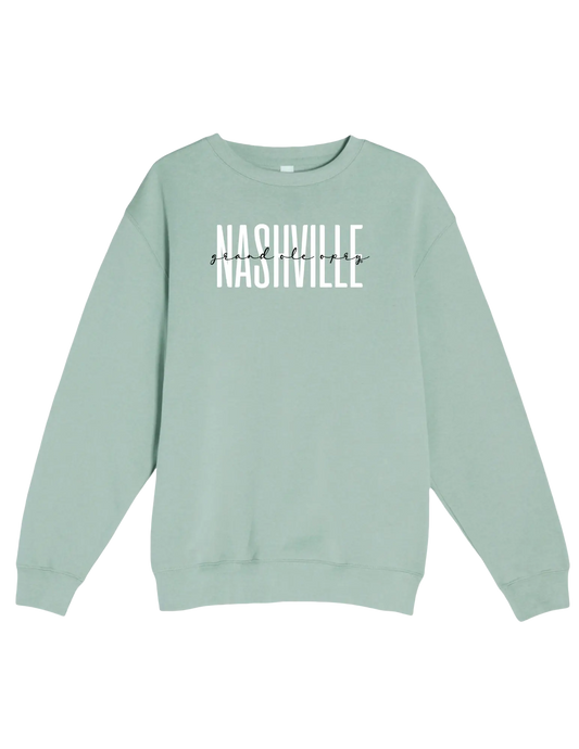 Opry Nashville Souvenir Crew - FLEECE