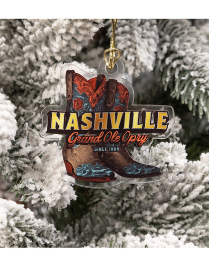 Opry Nashville Two Boots Ornament - ORNAMENTS