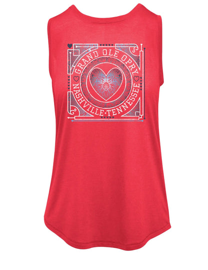 Opry Paisley Heart Tank - TANKS