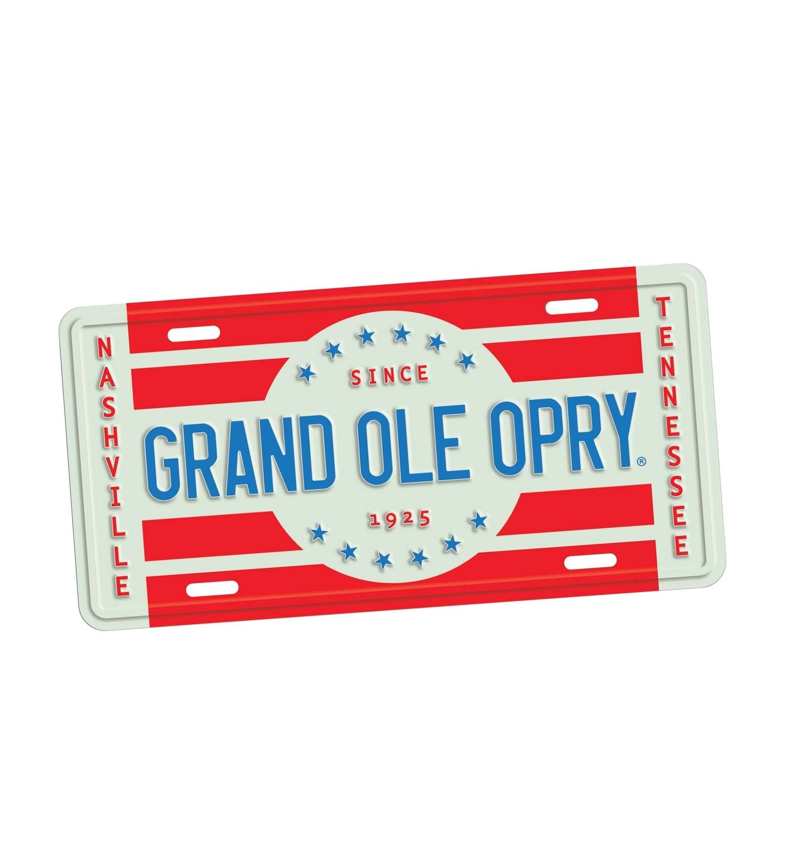 Opry Retro License Plate - AUTO