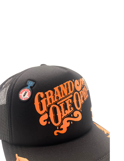 Opry Retro Throwback Pins Foam Trucker Hat - BASEBALL