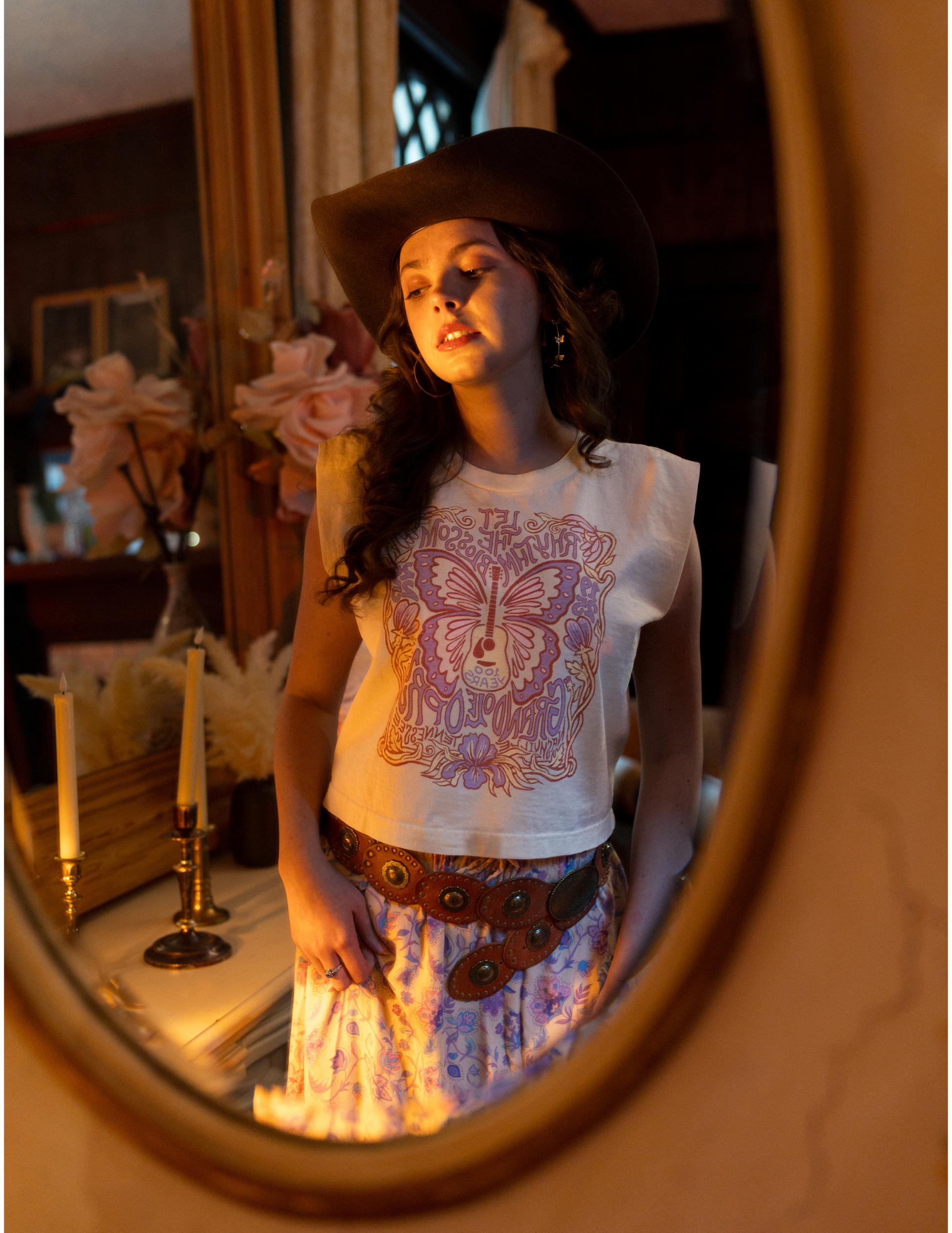 Opry Rhythm Blossom Muscle Tank - TANKS