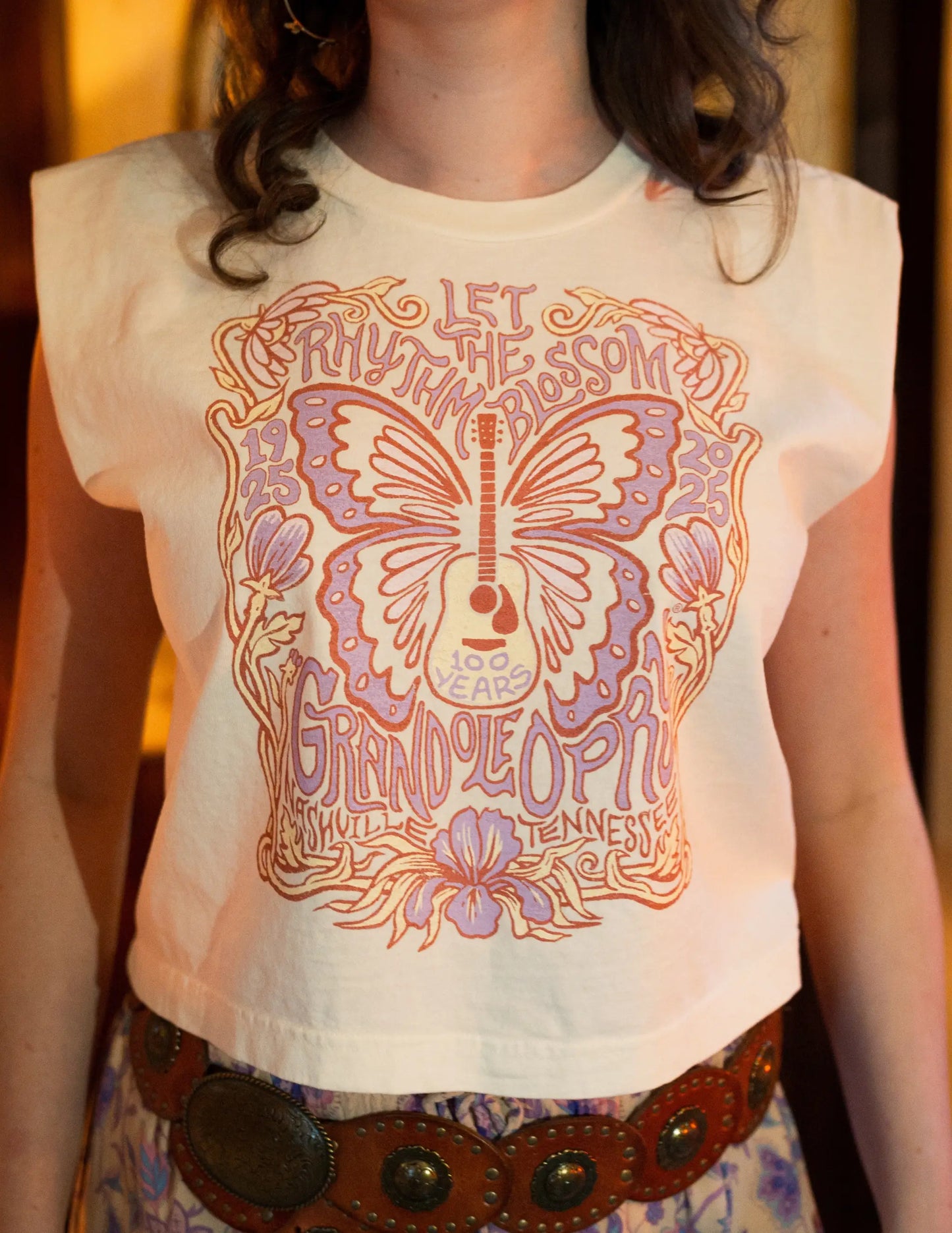 Opry Rhythm Blossom Muscle Tank - TANKS