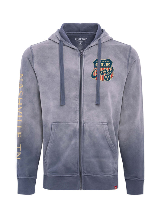 Opry Roadsign Zip Up Hoodie - FLEECE