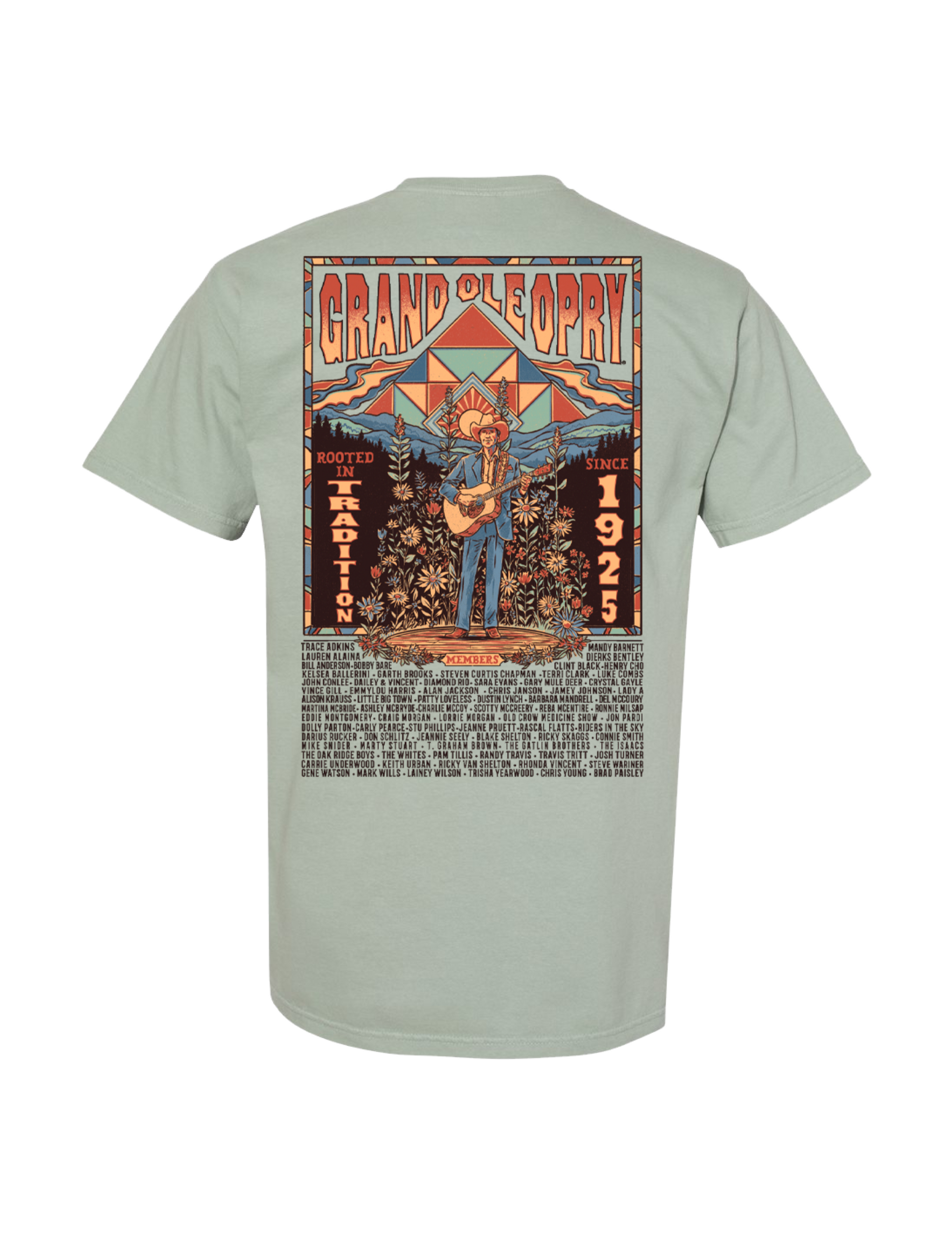Opry Rooted in Tradition Member List T-Shirt - S/S