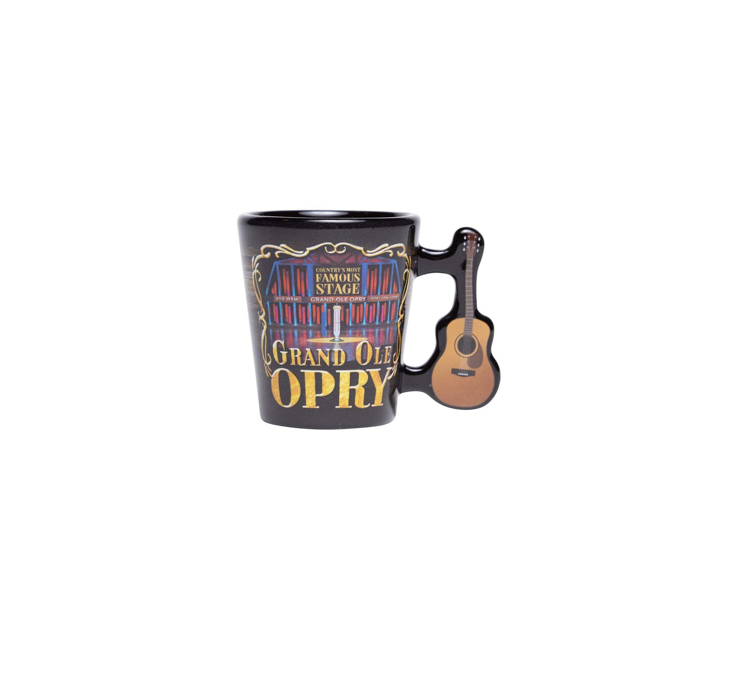 Opry Stage Guitar Handle Shot Glass - DRINKWARE