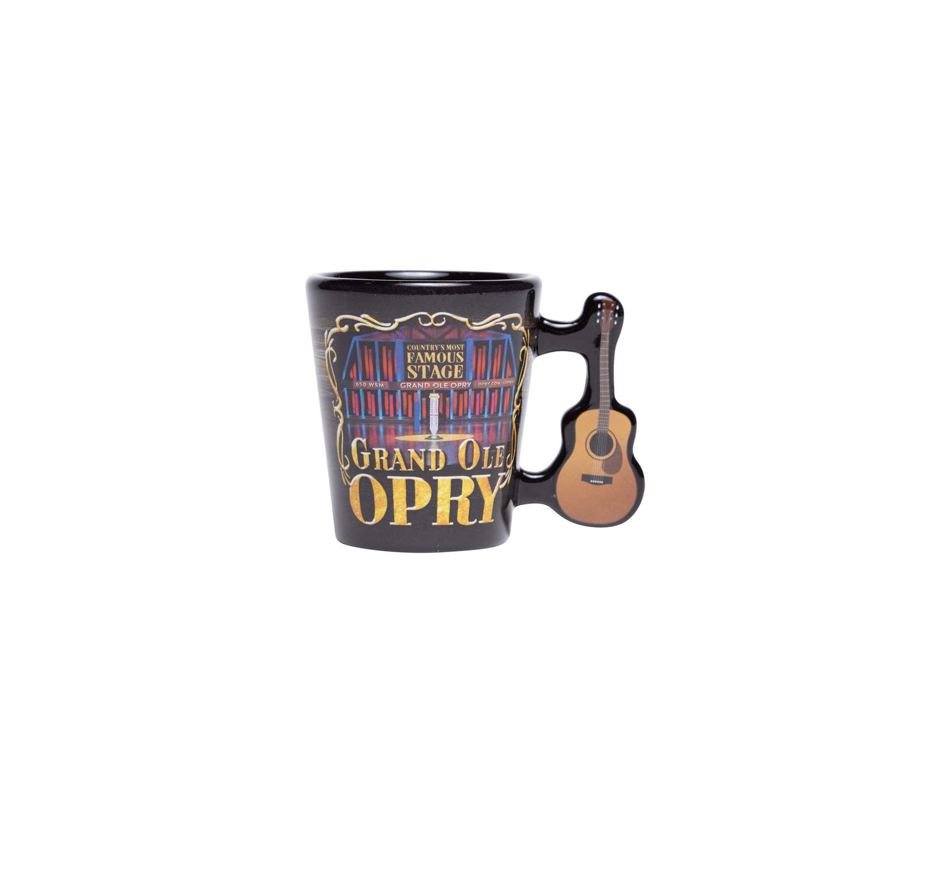 Opry Stage Guitar Handle Shot Glass - DRINKWARE