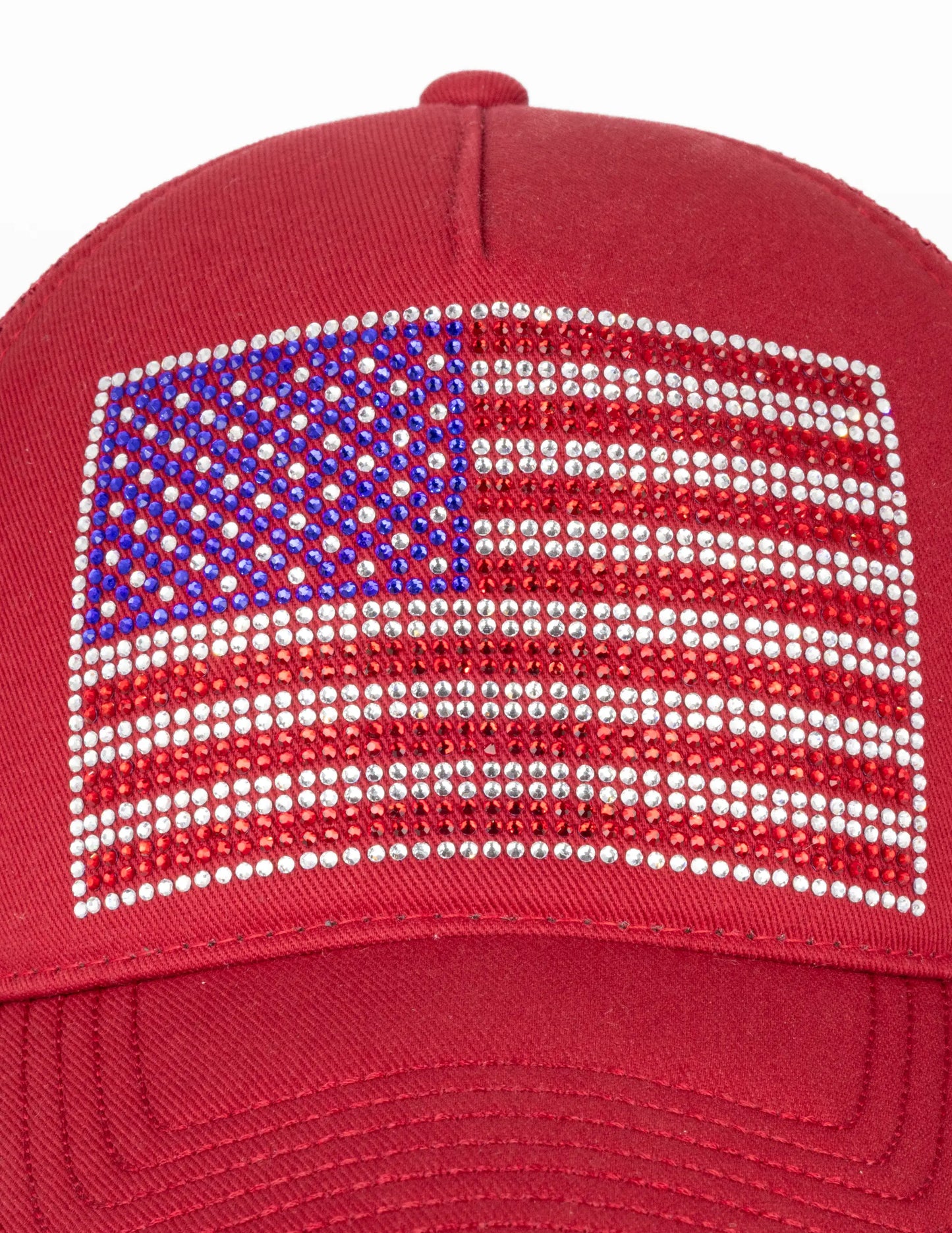 Opry Star Spangled Red Trucker Hat - BASEBALL