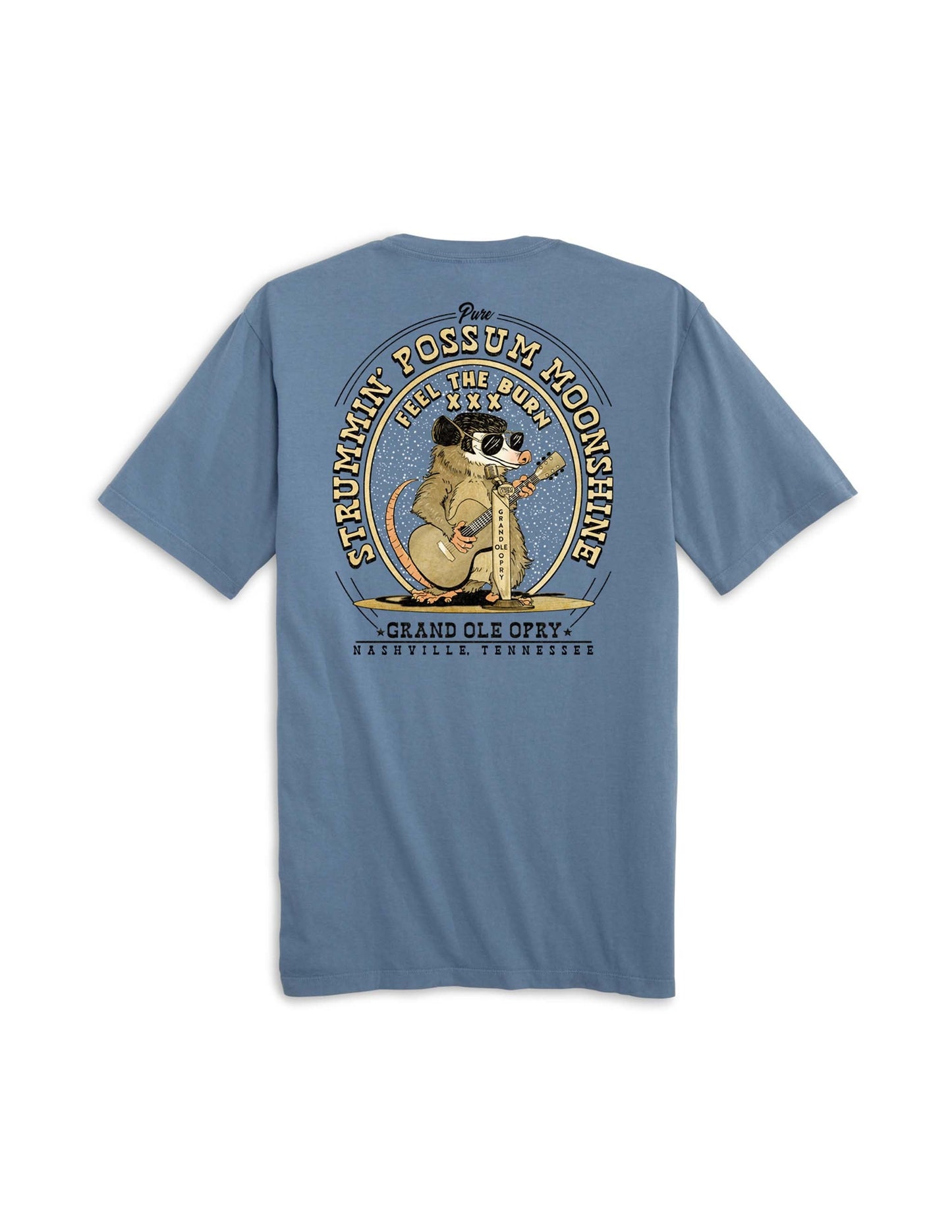 Opry Strummin’ Possum Moonshine T-Shirt - S/S