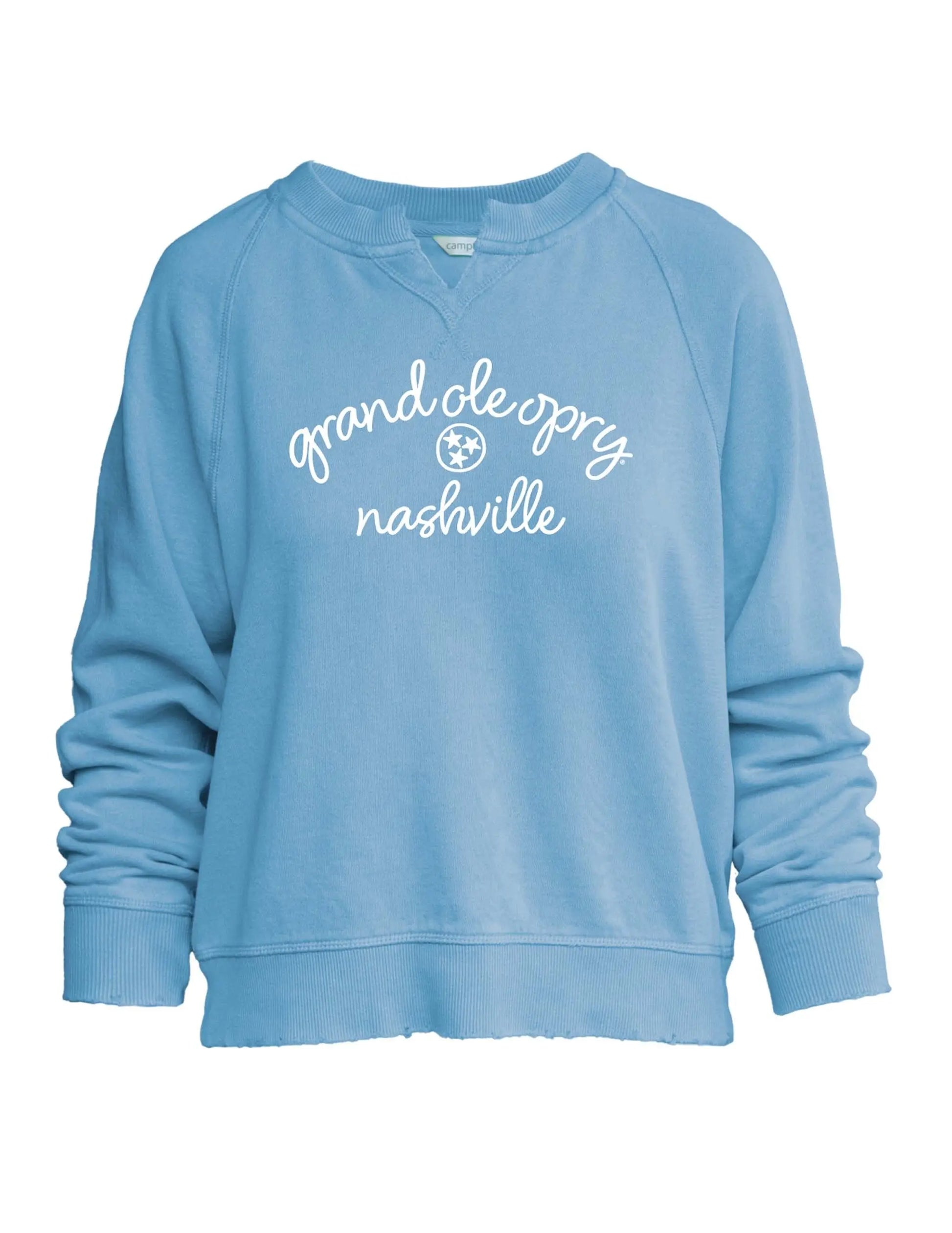 Opry Tri-Star V-Notch Crew - FLEECE