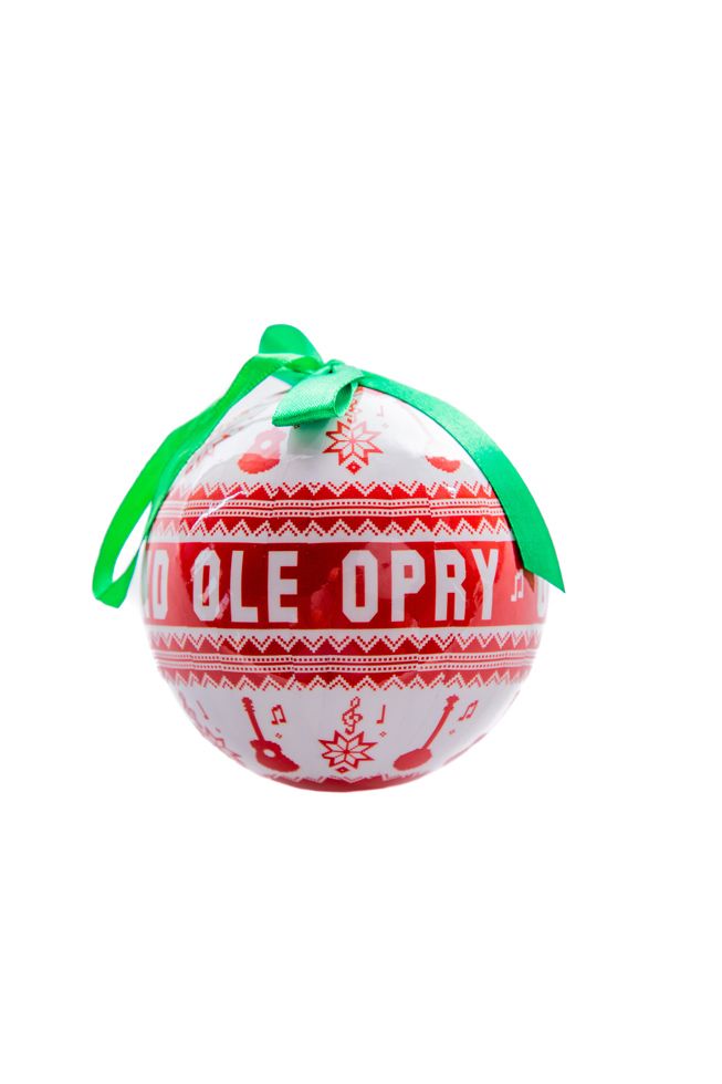 Opry Ugly Sweater Ball Ornament - ORNAMENTS