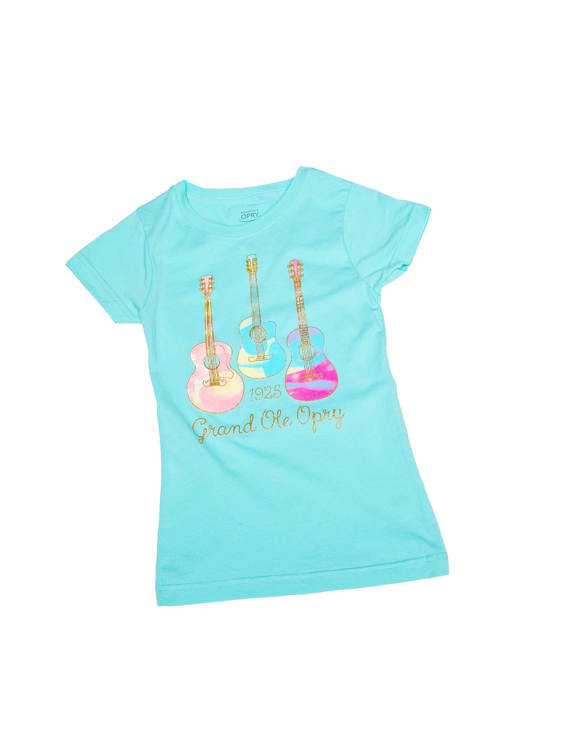 Opry Watercolor Guitar Youth T-Shirt - KIDS APPAREL
