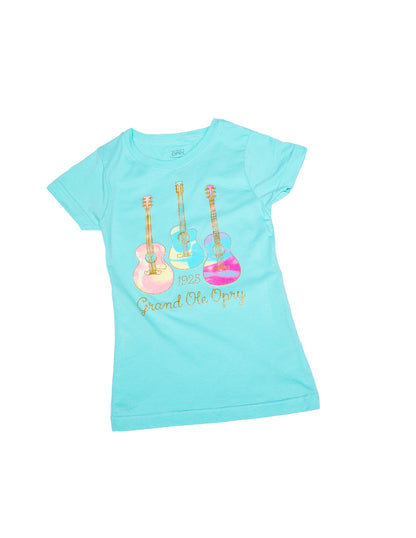 Opry Watercolor Guitar Youth T-Shirt - KIDS APPAREL