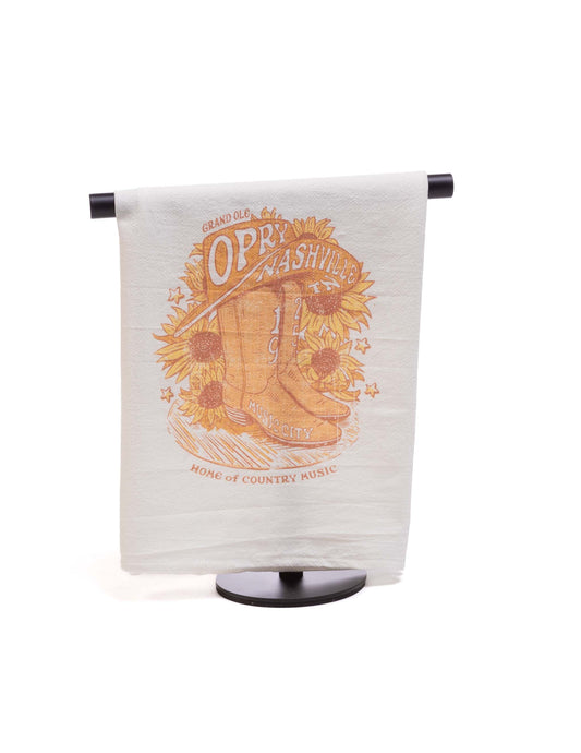 Opry Women of Country Sunflower Tea Towel - KITCHEN