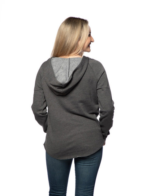 Opry Womens Sequin Floral Mic Hoodie - FLEECE