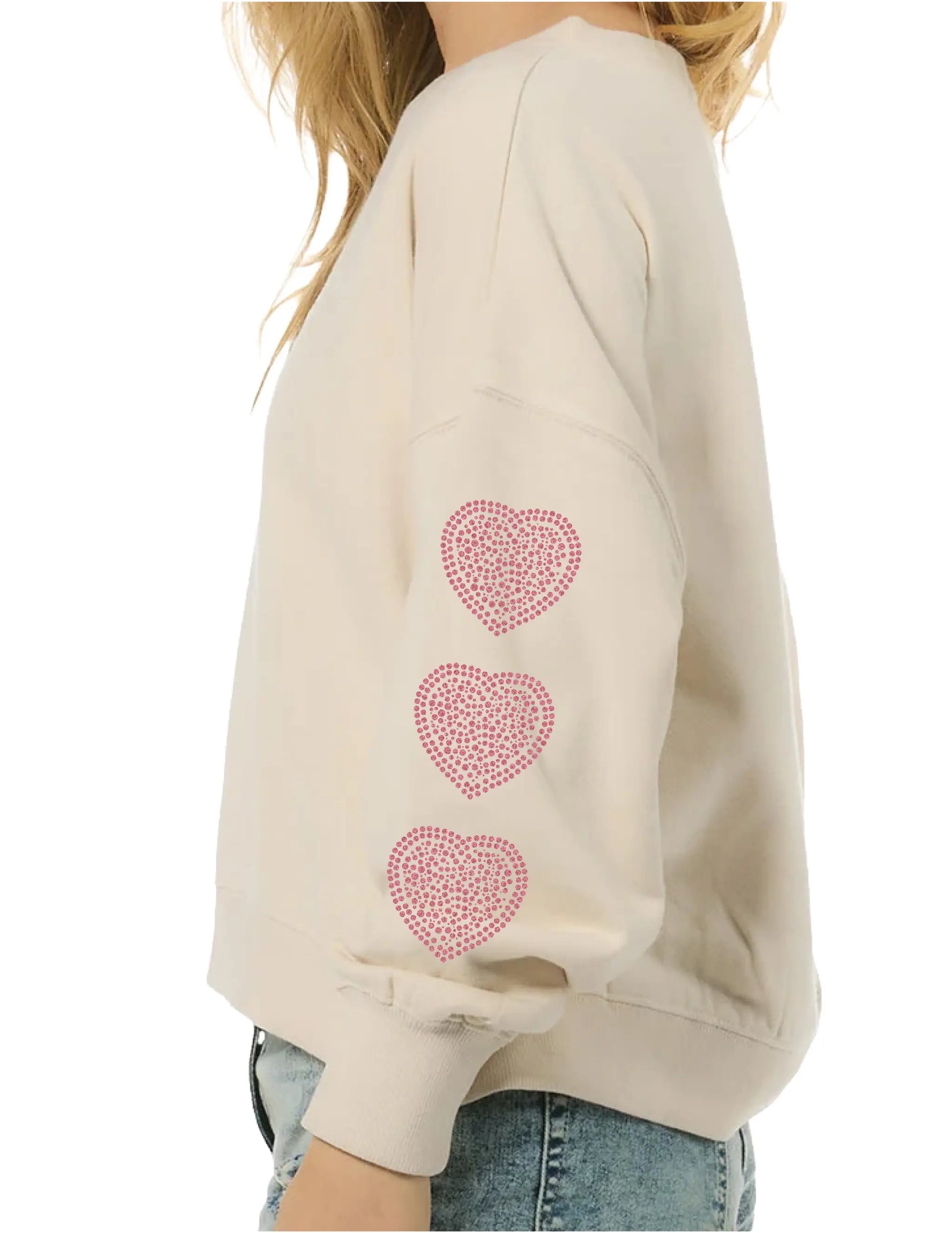 Opry x Dolly Parton Heart Sleeve Crew Sweatshirt - CREW SWEATSHIRTS