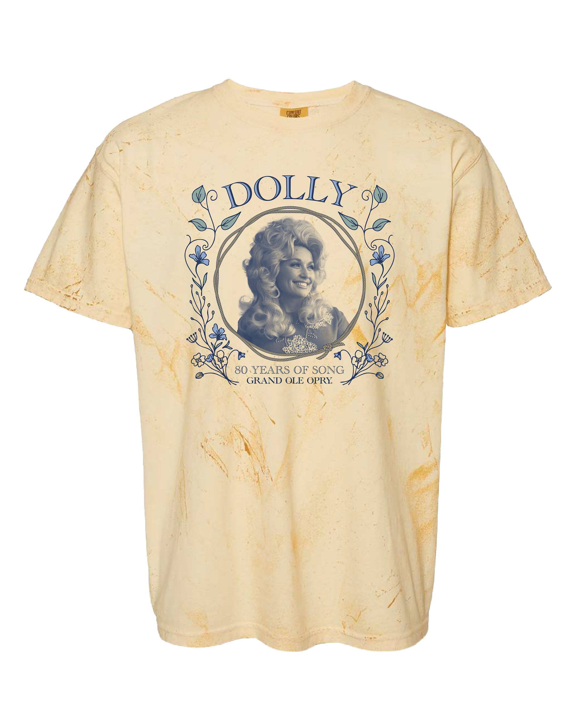 Opry x Dolly Parton Wildflower Colorblast T-Shirt - OpryShop