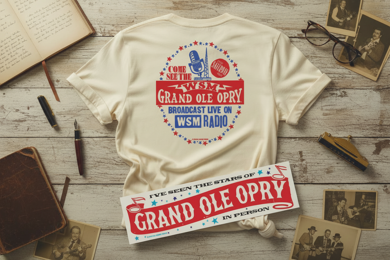 Opry X Hatch Bundle - Back of Tee, First Layout