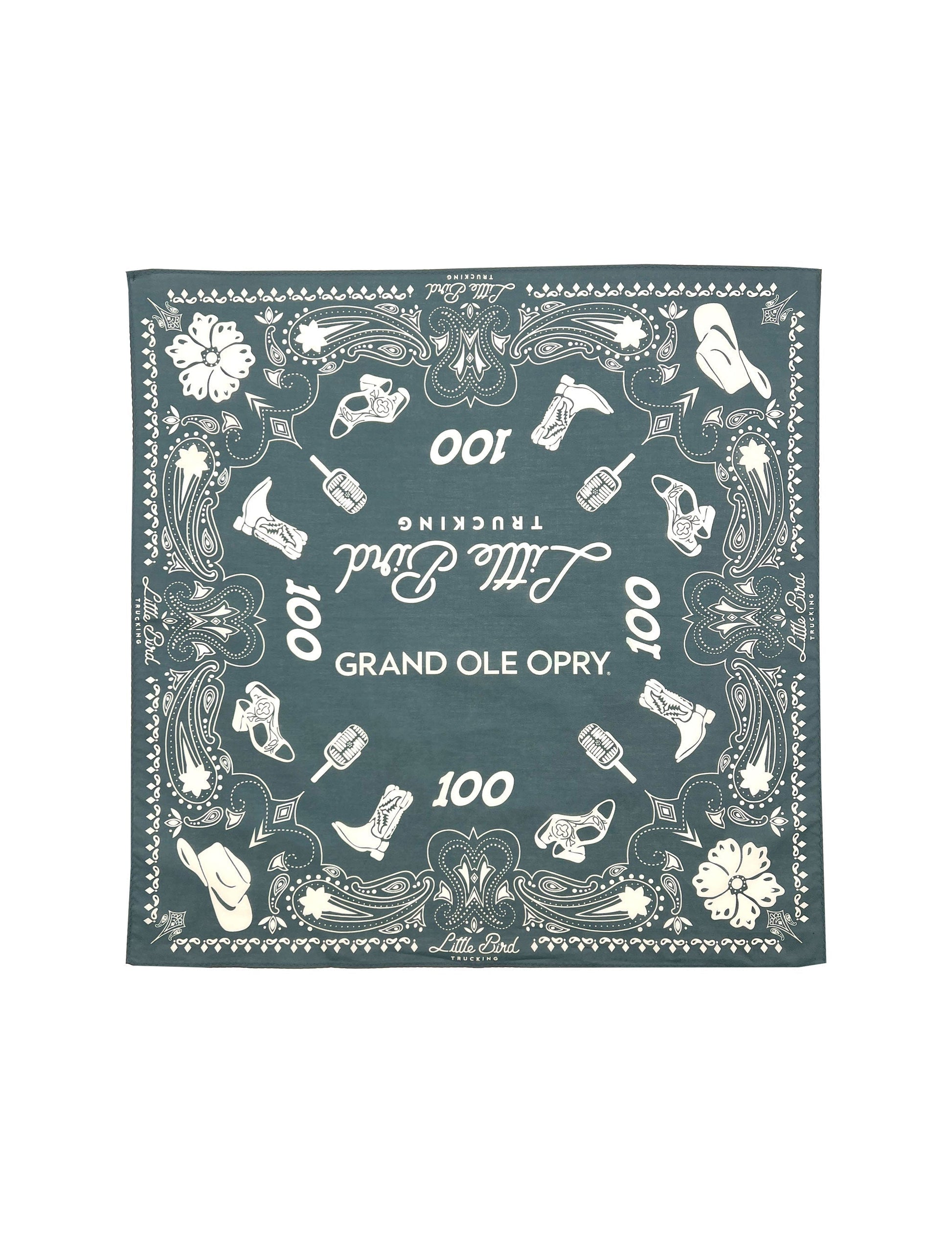 Opry 100 Kick Up Your Boots Bandana - BANDANA
