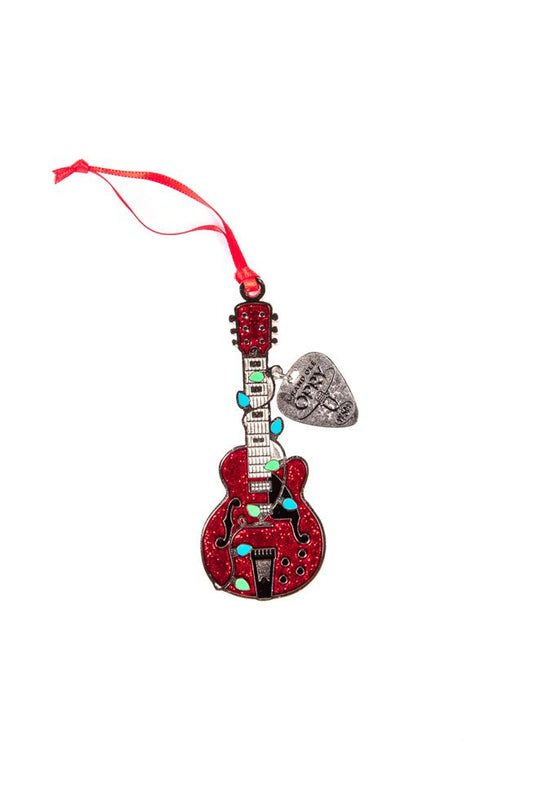 Opry Xmas Light Guitar Ornament - ORNAMENTS