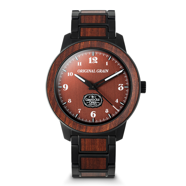 Original Grain Grand Ole Opry Barrel 46mm Stage Wood Watch – OpryShop