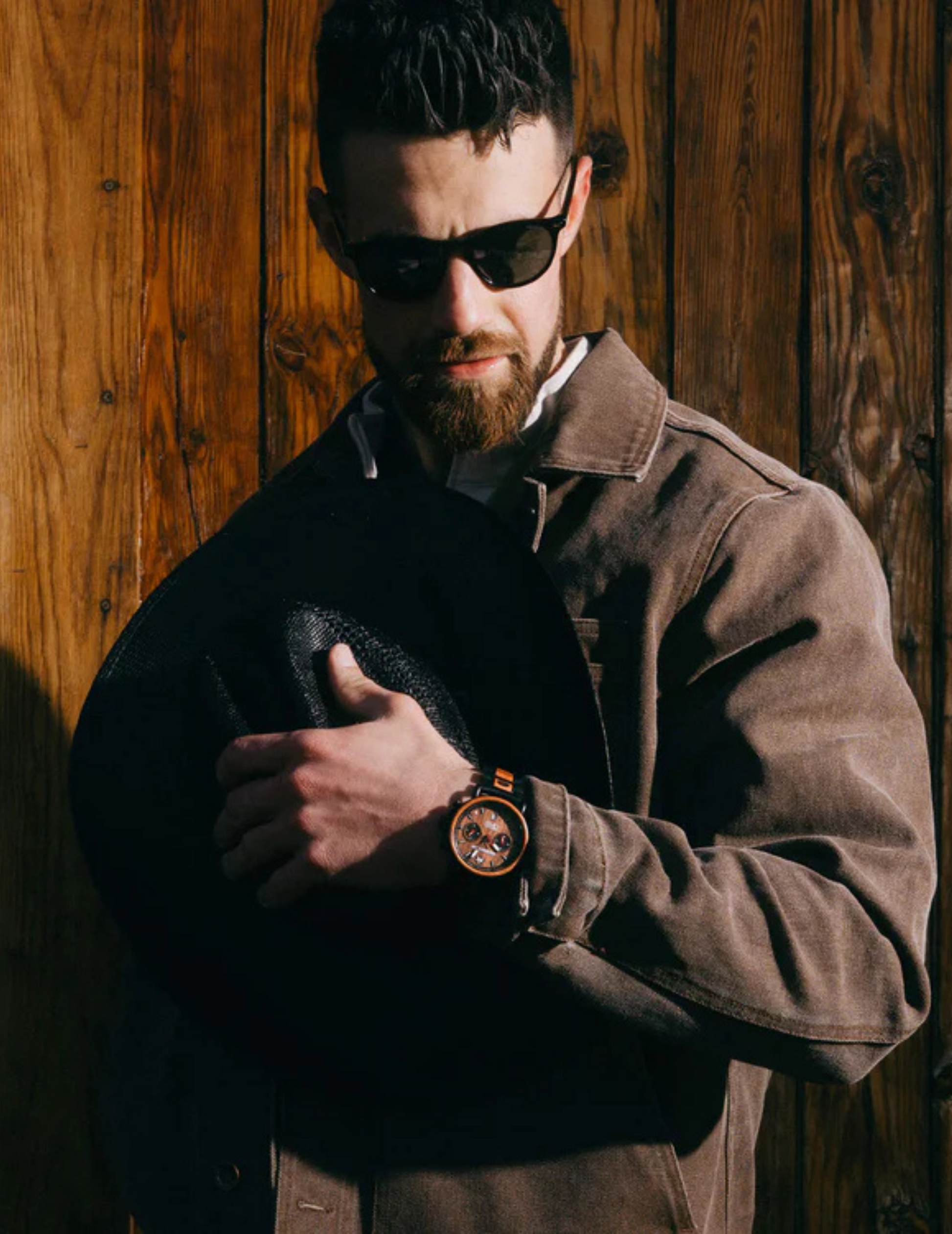 Original Grain Grand Ole Opry Chrono 44mm Stage Wood Watch - WATCHES