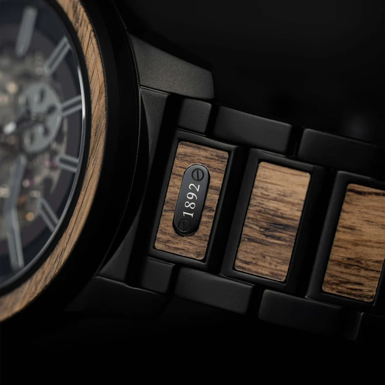 Original Grain Ryman Barrel Automatic 46mm Stage Wood Watch - WATCHES