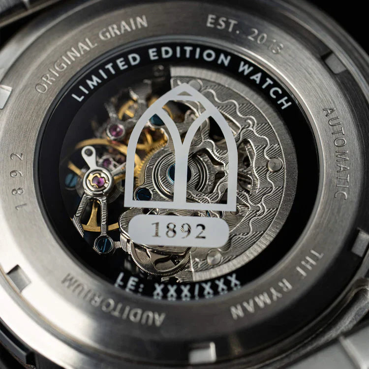 Original Grain Ryman Rugged Automatic 45mm Stage Wood Watch - WATCHES