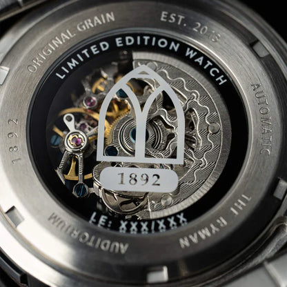 Original Grain Ryman Rugged Automatic 45mm Stage Wood Watch - WATCHES