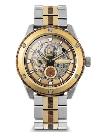 Original Grain Ryman Rugged Automatic 45mm Stage Wood Watch - WATCHES