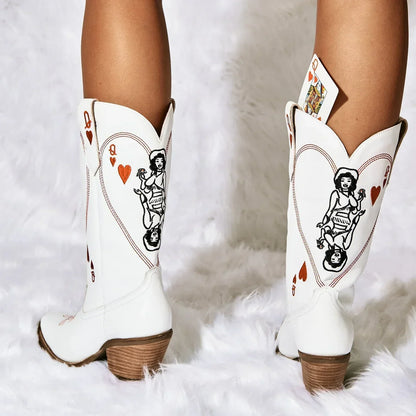 Queen of Hearts Dingo Boots - FOOTWEAR
