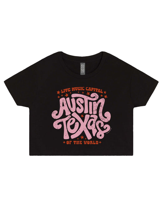 Retro Austin Cropped T-Shirt - CROPS
