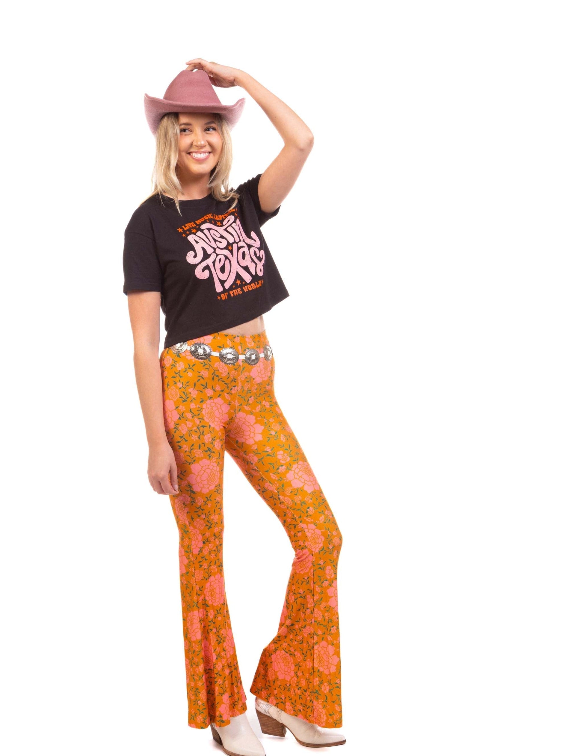 Retro Austin Cropped T-Shirt - CROPS