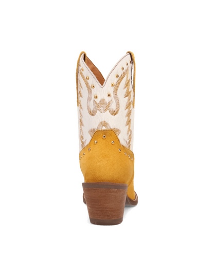 Rodeo Queen Calf Dingo Leather Boot - BOOTS