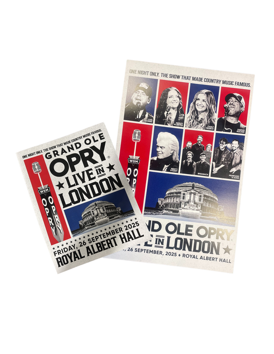 Royal Albert Hall Show Poster + Commemorative Program - LINE UP POSTERS