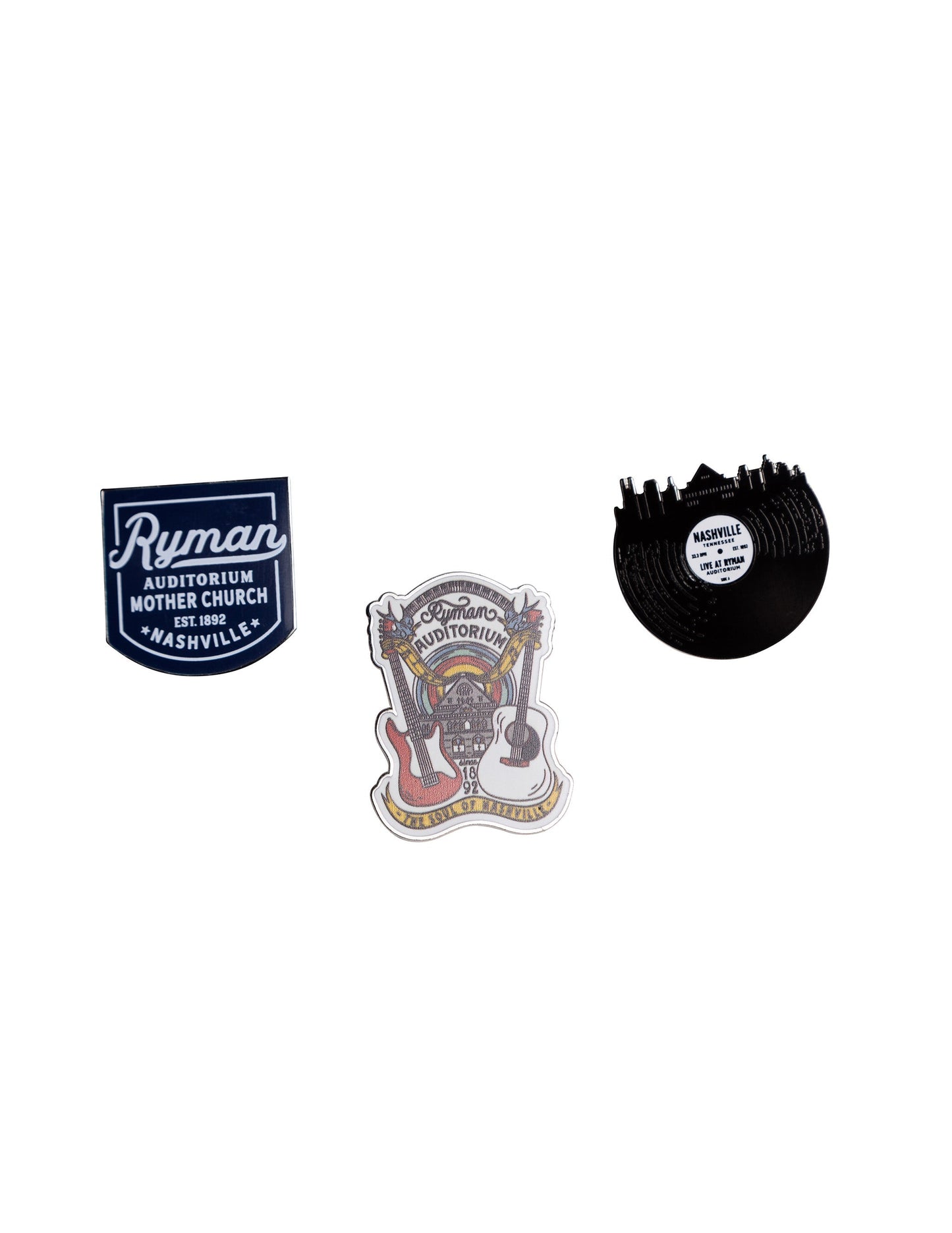 Ryman 3 Piece Lapel Pin Set - JEWELRY