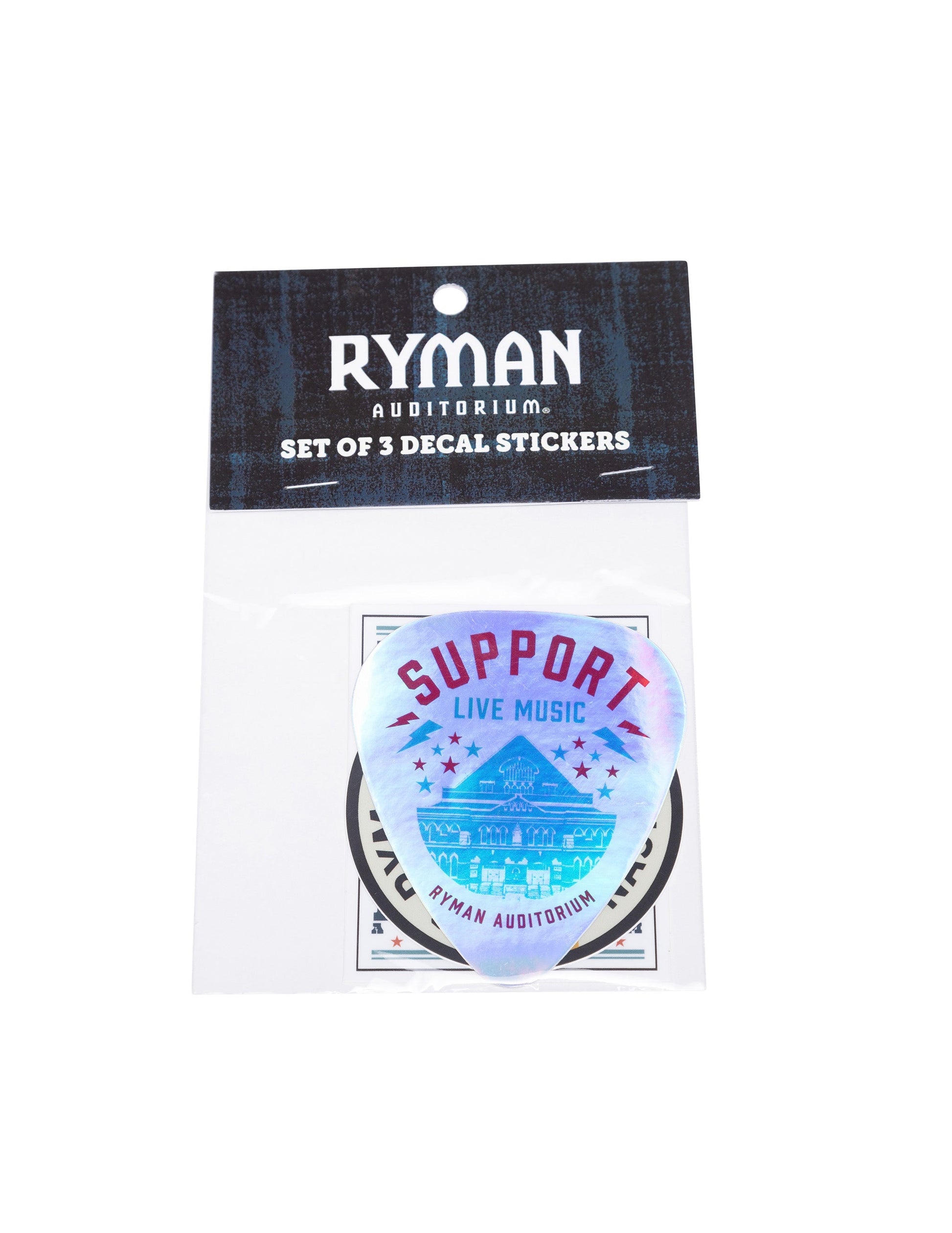 Ryman 3 Piece Vinyl Sticker Set - SOUVENIRS